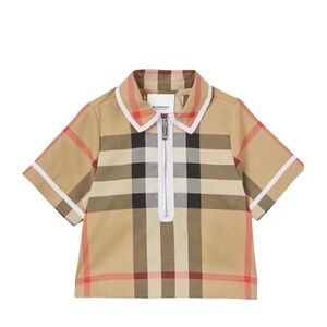NWOT Burberry Girl's Thalia Vintage Check Collared Shirt